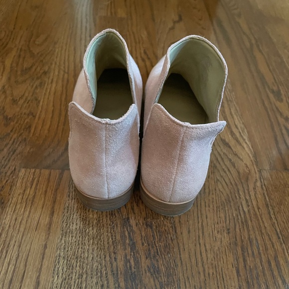 Lands End Pale Pink Cutout Ankle Booties Size 9.5 - Picture 6 of 9